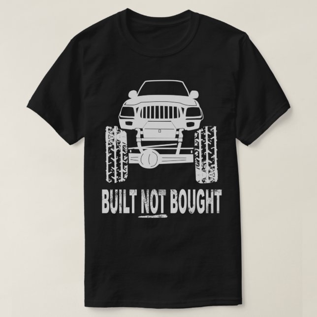 T-shirt Cool sur mesure construit non acheté Rock Crawler  (Design devant)