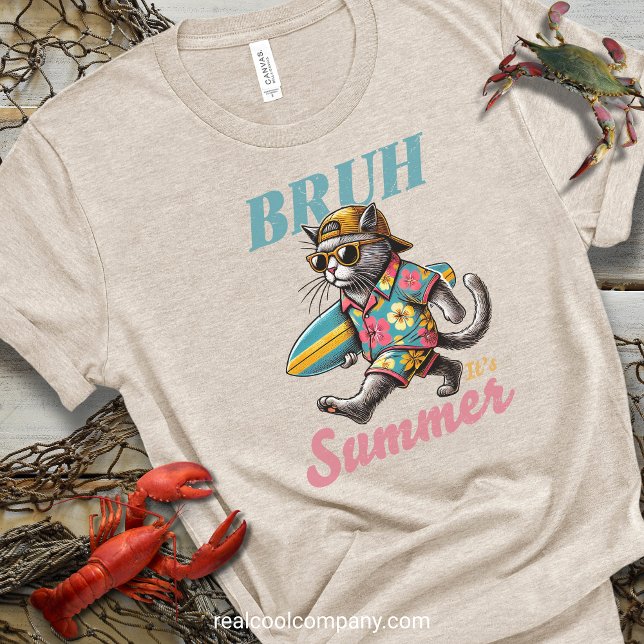 T-Shirt Cool Surfer Mec C'est l'Été (Créateur téléchargé)
