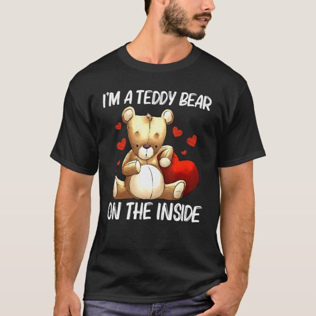 T-shirt Cool Teddy Ours Pour Hommes Femmes Jouet Stuffé Jo (Devant)