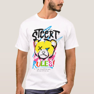 T-shirt Cool Teddy Street Rules
