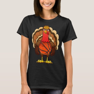 T-shirt Cool Thanksgiving Joueur de basket-ball Turquie