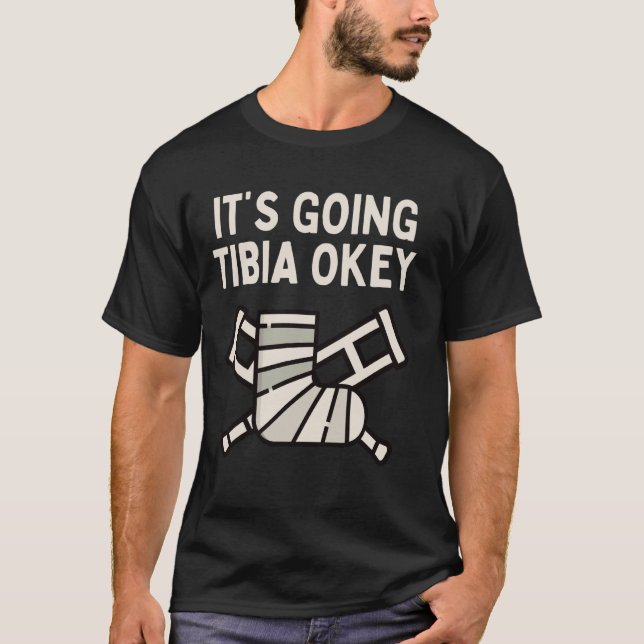 T-shirt Cool Tibia Hommes Femmes Jambe Jambe Jambe Ankle P (Devant)