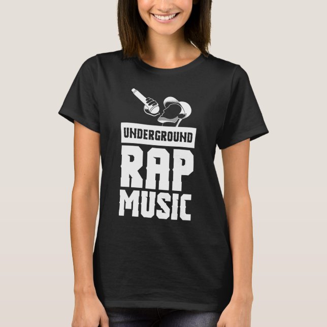 T-shirt Cool Underground Rap (Devant)
