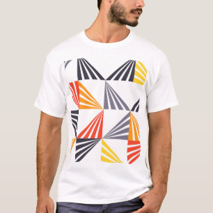 T-shirt Cool, unique, tendance, urbain, triangles colorés
