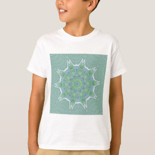 T-shirt Cool vert motif floral