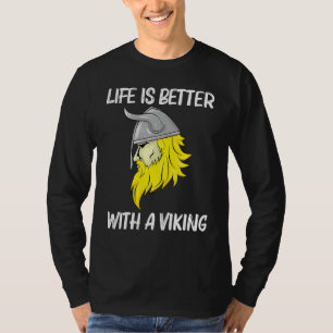 T-shirt Cool Viking Design Pour Hommes Femmes Casques Nors