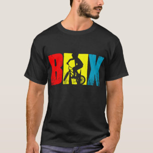 T-shirt Cool Vintage BMX vélo fan course pour garçons fill