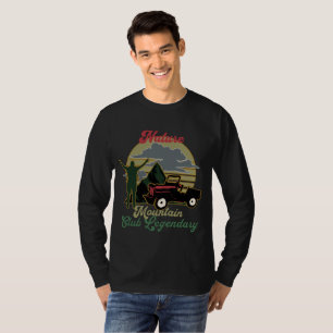 T-shirt cool vintage feu de camp randonnée route