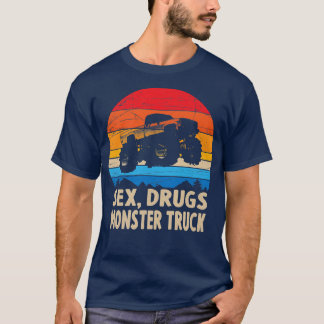 T-shirt Cool Vintage Retro Monster Truck