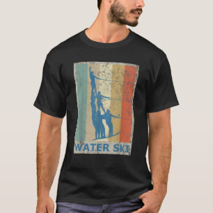T-shirt Cool Vintage Rétro Style Eau Ski Ski Sports Tv