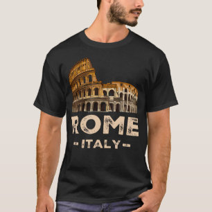 T-shirt Cool Vintage Roma Italia Colisée Souvenirs Rome