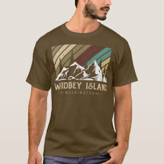T-shirt Cool Vintage Whidbey Island Ski Snowboard L