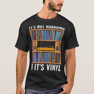 T-shirt Cool Vinyl Design pour Hommes Joueuse de disques V