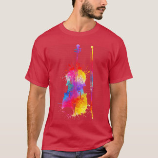 T-shirt Cool Violin Art for Men Women Kid Violin Player Mu