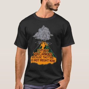 T-shirt Cool Volcano Enfants Garçons Magma Lava si chaud