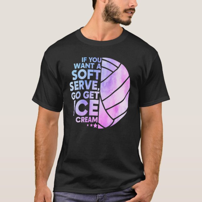 T-shirt Cool Volleyball For Women Girls Youth Volleyball T (Devant)