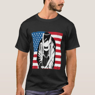 T-shirt Cool Welder Usa Patriotique Américain Drapeau Soud