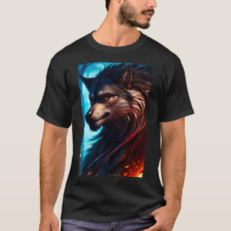 T-shirt Cool Werewolf Furry