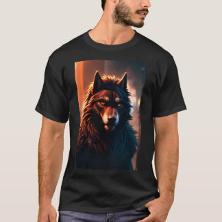 T-shirt Cool Werewolf Furry