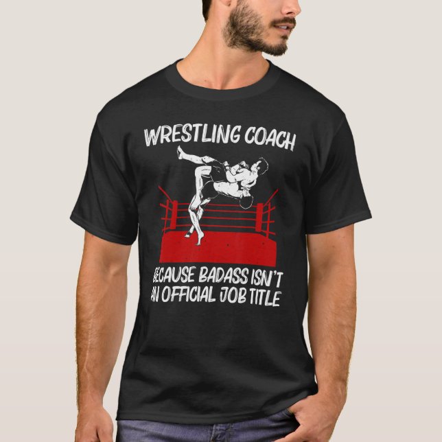 T-shirt Cool Wrestling For Men Women Wrestler Sports Wrest (Devant)
