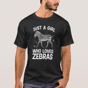 T-shirt Cool Zebra Pour Femmes Filles Enfants Zookeeper Zo