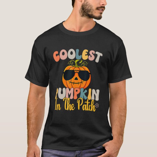 T-shirt Coolest Pumpkin In The Patch Toddler Boys Hallowee (Devant)