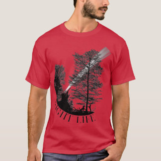 T-shirt Coon Hunting Night Life Treed Life Raccoon Hunte 
