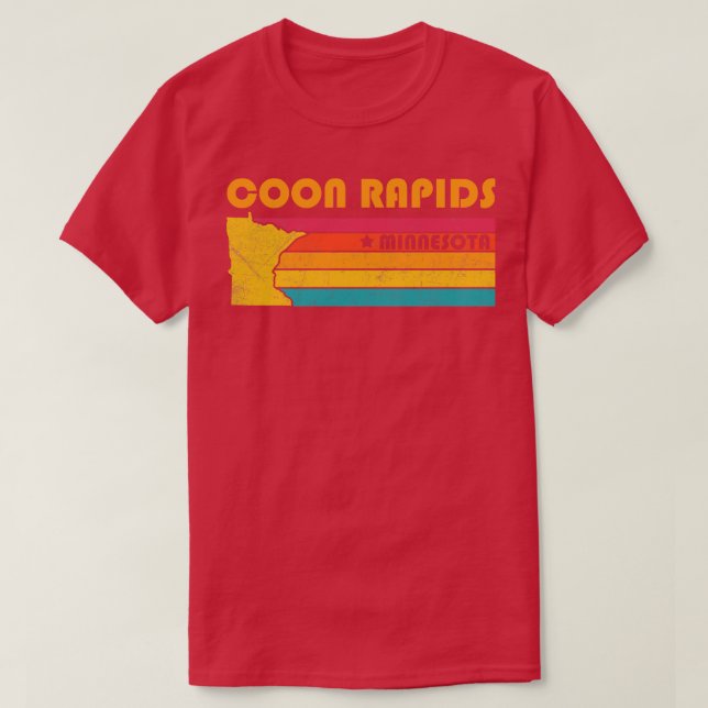 T-shirt Coon Rapids Minnesota Souvenir Vintage (Design devant)