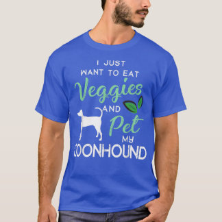 T-shirt Coonhound Funny Vegan propriétaire Amoureux des ch