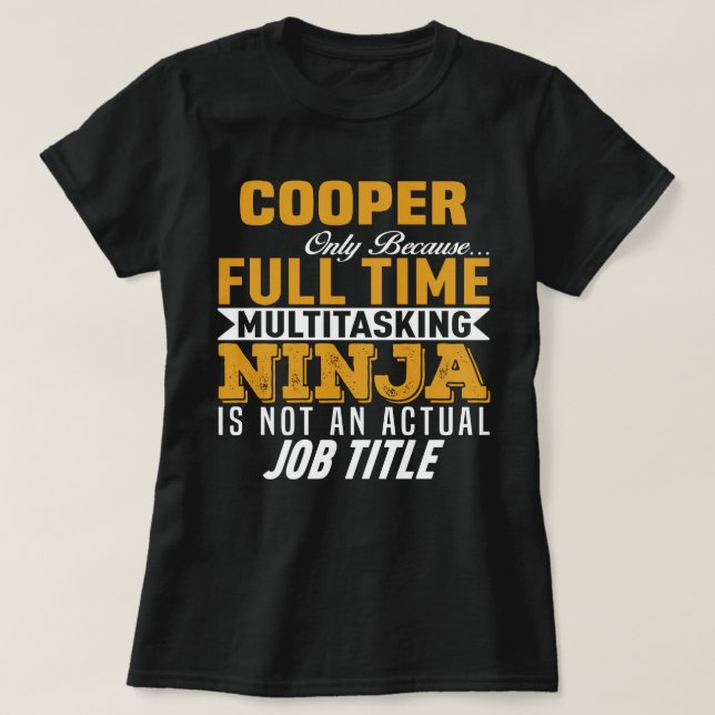 T-shirt Cooper (Design devant)