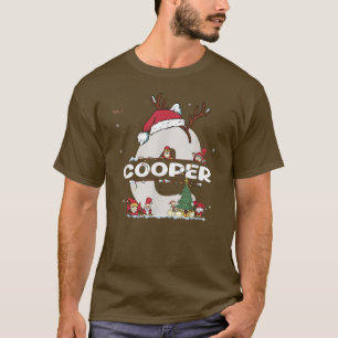 T-shirt Cooper Christmas Shirt w Cooper Nom pour drôle Xma