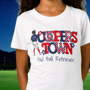 T-Shirt Cooperstown Foul Ball Retriever Patriotique