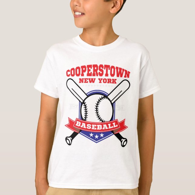 T-shirt Cooperstown New York (Devant)