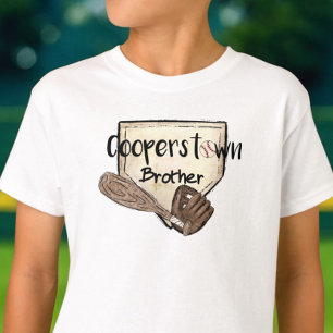T-shirt Cooperstown NY Brother Cute Baseball Tournament