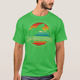 T-shirt Coordinateur de recherche clinique Dinosaur