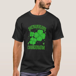 T-shirt Coordinateur de Shenanigan Enseignant amusant Patr
