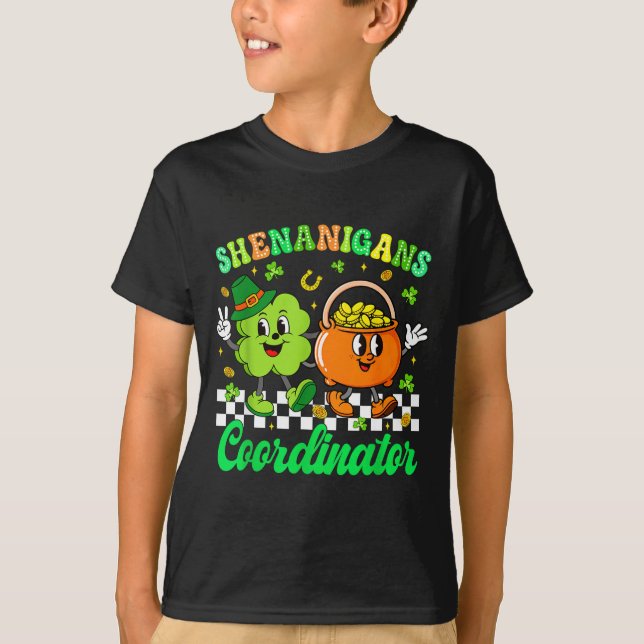 T-shirt Coordinateur de Shenanigans Professeur Shamrock St (Devant)