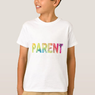 T-shirt Coordinateur parental Tie Dye Retour à l'école App