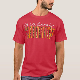 T-shirt Coordinateur universitaire leopard Automne Amateur
