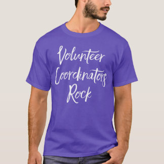 T-shirt Coordinateurs de bénévoles Rock National Volunteer