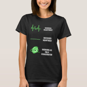 T-shirt Coordonnateur d'athlétisme entraîneur de terrain C
