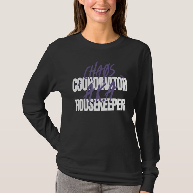 T-shirt Coordonnateur de chaos alias  Concierge (Devant)