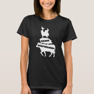 T-shirt Coordonnateur de chaos Spectacle de bétail Vache P