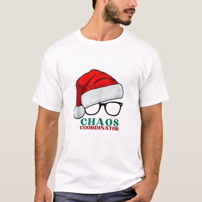 T-shirt Coordonnateur de l'équipe de Noël (Devant)