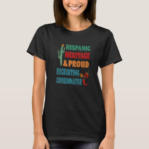 T-shirt Coordonnateur de recrutement fier de son patrimoin