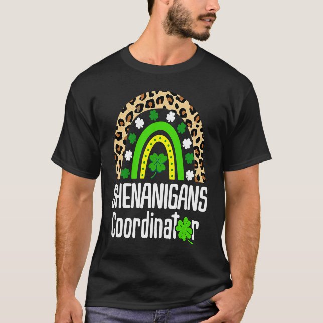T-shirt Coordonnateur de Shenanigans de la Saint-Patrick C (Devant)