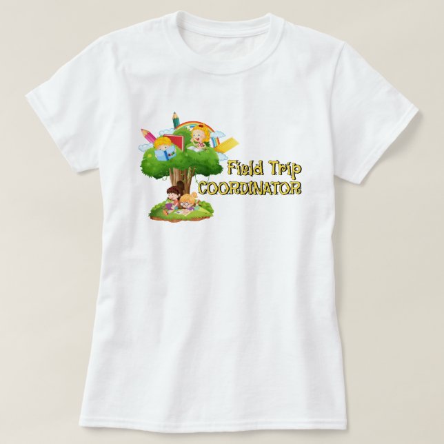 T-shirt Coordonnateur de voyage sur le terrain (Design devant)