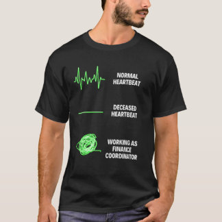 T-shirt Coordonnateur des finances Travailleurs du secteur