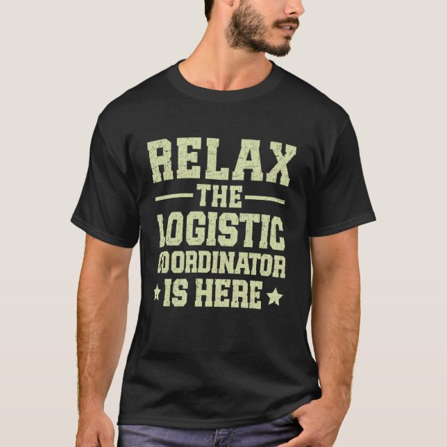 T-shirt Coordonnateur logistique 1 (Devant)