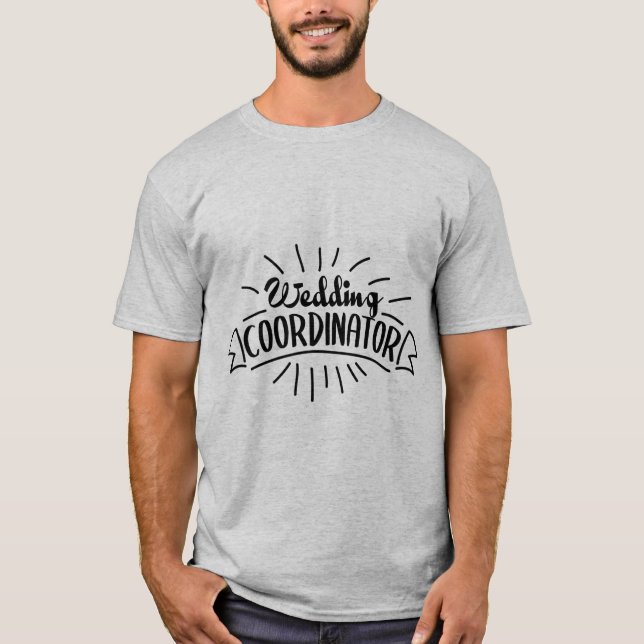T-shirt Coordonnateur mariage (Devant)